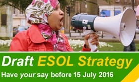 Draft ESOL Strategy: Thanks for taking part!